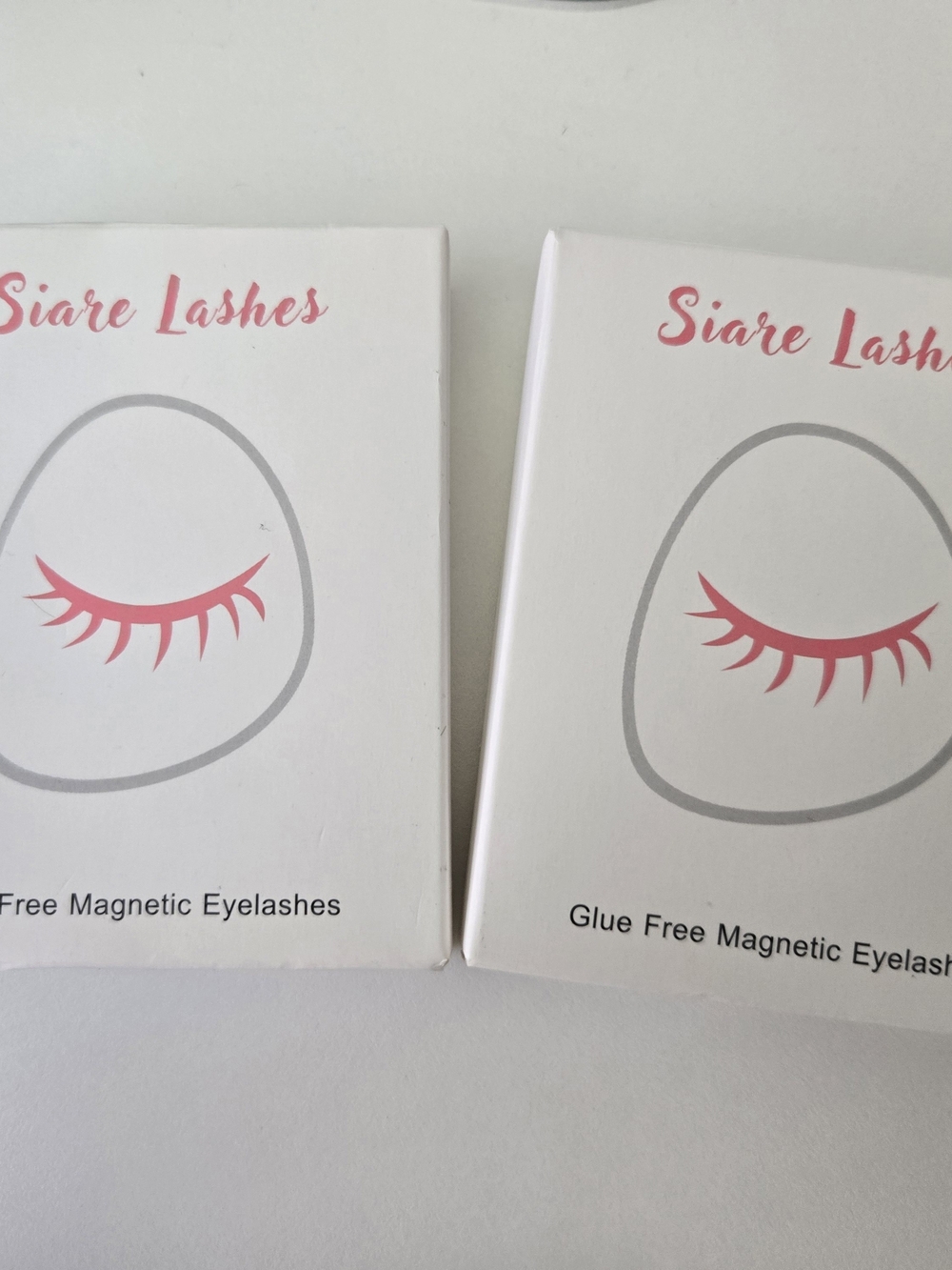 Siare glue free magnetic lashes, black, brand new 2 packs; simple and natural